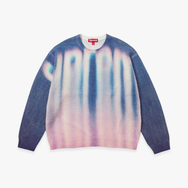 Supreme Sweater 'Blurred Logo' Blue (FW23) - SOLE SERIOUSS (1)