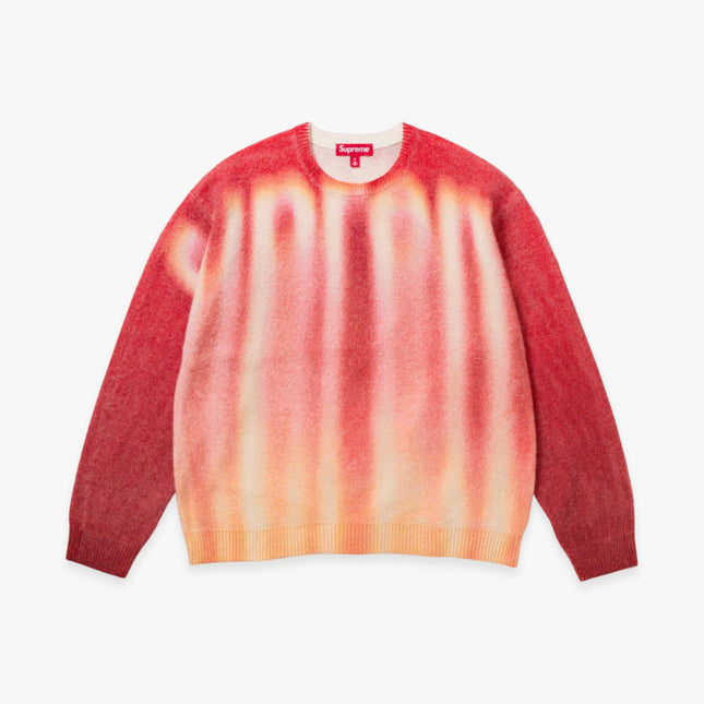 Supreme Sweater 'Blurred Logo' Red (FW23) - SOLE SERIOUSS (1)