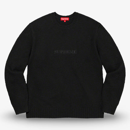 Supreme Sweater 'Pilled' Black (FW21) - SOLE SERIOUSS (1)