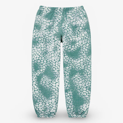 Supreme Sweatpant 'Bleached Leopard' Dusty Teal (FW21) - SOLE SERIOUSS (1)