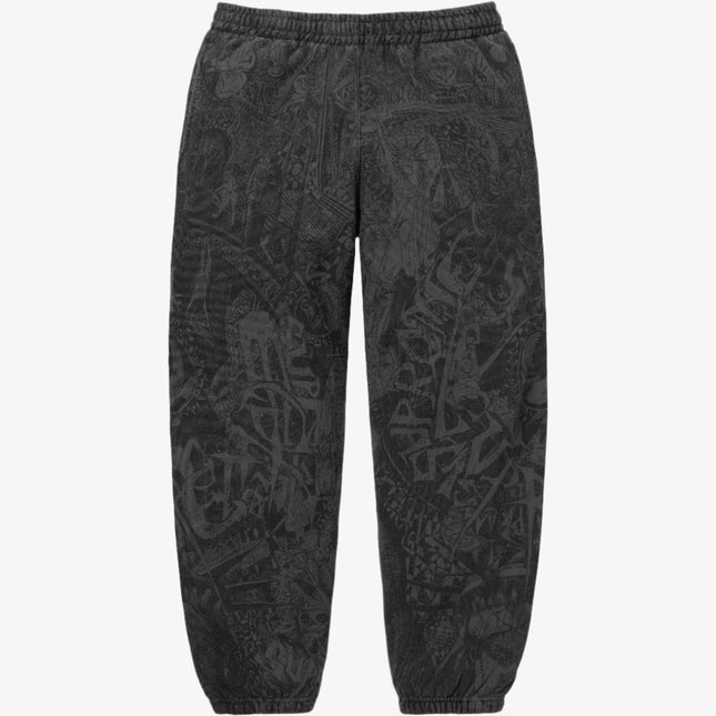 Supreme Sweatpant 'Liberty' Washed Black (FW24) | SOLE SERIOUSS [1]