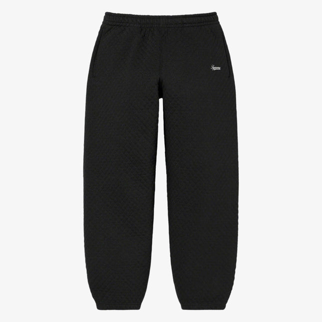 Supreme Sweatpant 'Micro Quilted' Black SS23 - SOLE SERIOUSS (1)