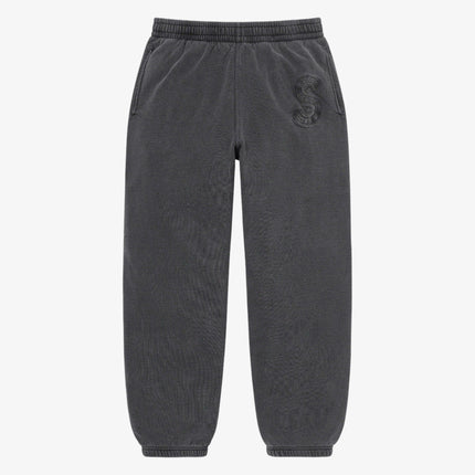 Supreme Sweatpant 'Overdyed S Logo' Black (SS23) - SOLE SERIOUSS (1)