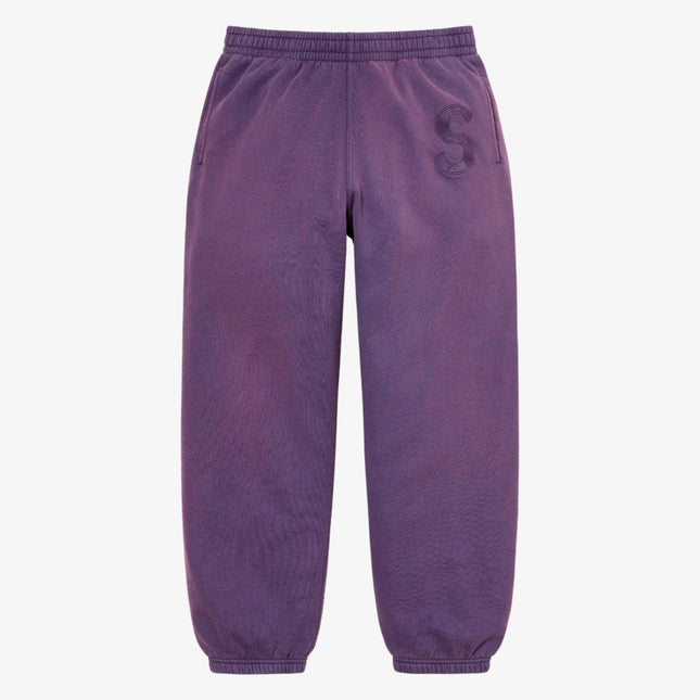 Supreme Sweatpant 'Overdyed S Logo' Purple (SS23) - SOLE SERIOUSS (1)