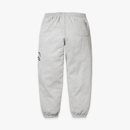 Supreme Sweatpant 'Raised Script' Heather Grey (FW23) - SOLE SERIOUSS (2)