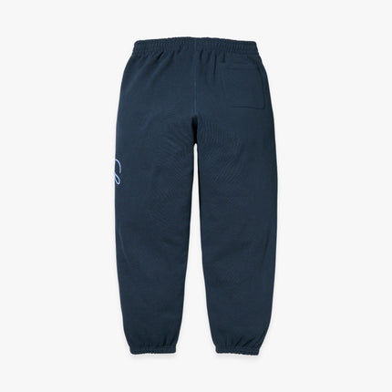 Supreme Sweatpant 'Raised Script' Navy (FW23) - SOLE SERIOUSS (2)