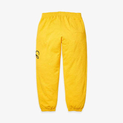 Supreme Sweatpant 'Raised Script' Yellow (FW23) - SOLE SERIOUSS (2)