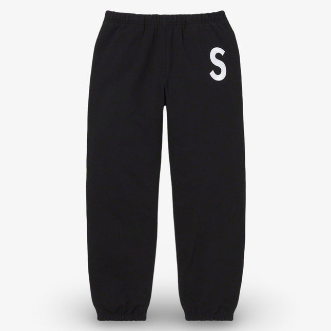 Supreme Sweatpant 'S Logo Split' Black (FW21) - SOLE SERIOUSS (1)