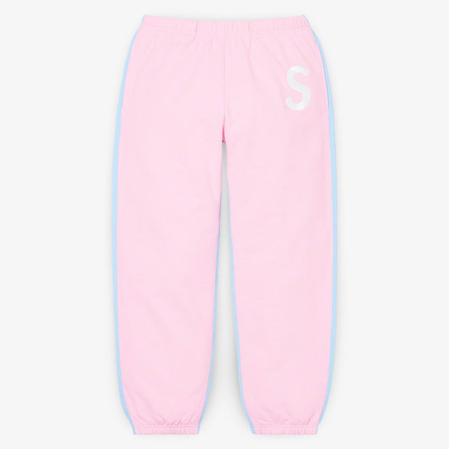 Supreme Sweatpant 'S Logo Split' Light Pink (FW21) - SOLE SERIOUSS (1)