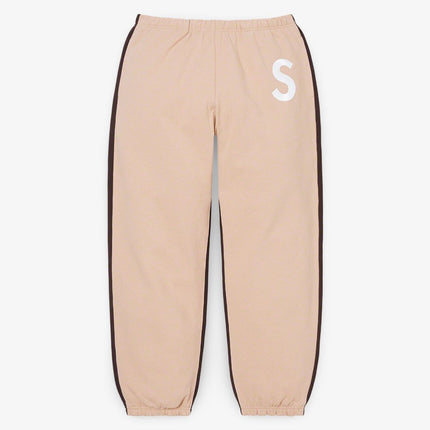 Supreme Sweatpant 'S Logo Split' Tan (FW21) - SOLE SERIOUSS (1)