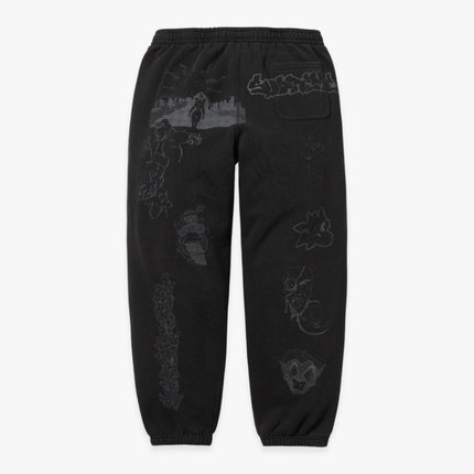 Supreme Sweatpant 'Sunrise' Black (FW23) - SOLE SERIOUSS (2)