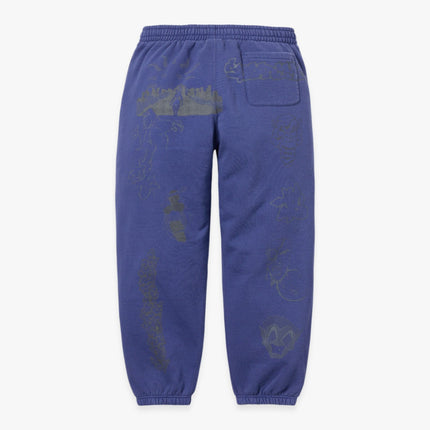 Supreme Sweatpant 'Sunrise' Washed Navy (FW23) - SOLE SERIOUSS (2)