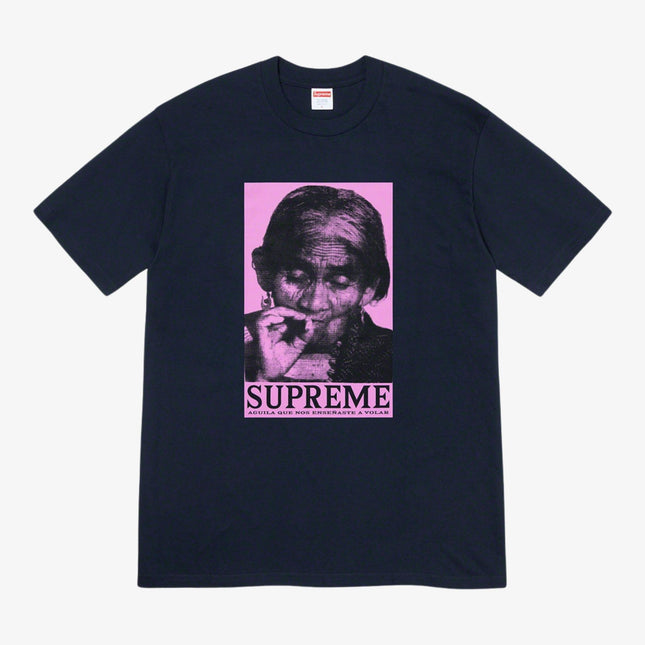 Supreme Tee 'Aguila' Navy (FW19) - SOLE SERIOUSS (1)