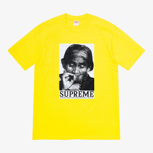 Supreme Tee 'Aguila' Yellow (FW19) - SOLE SERIOUSS (1)