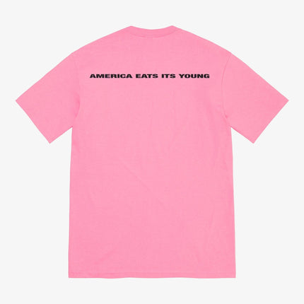 Supreme Tee 'America Eats Its Young' Pink (FW21) - SOLE SERIOUSS (2)