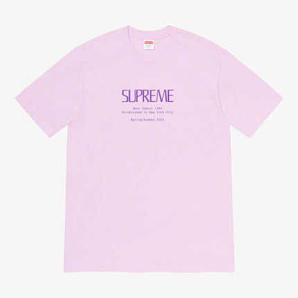 Supreme Tee 'Anno Domini' Light Purple (SS20) - SOLE SERIOUSS (1)