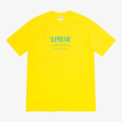 Supreme Tee 'Anno Domini' Yellow (SS20) - SOLE SERIOUSS (1)