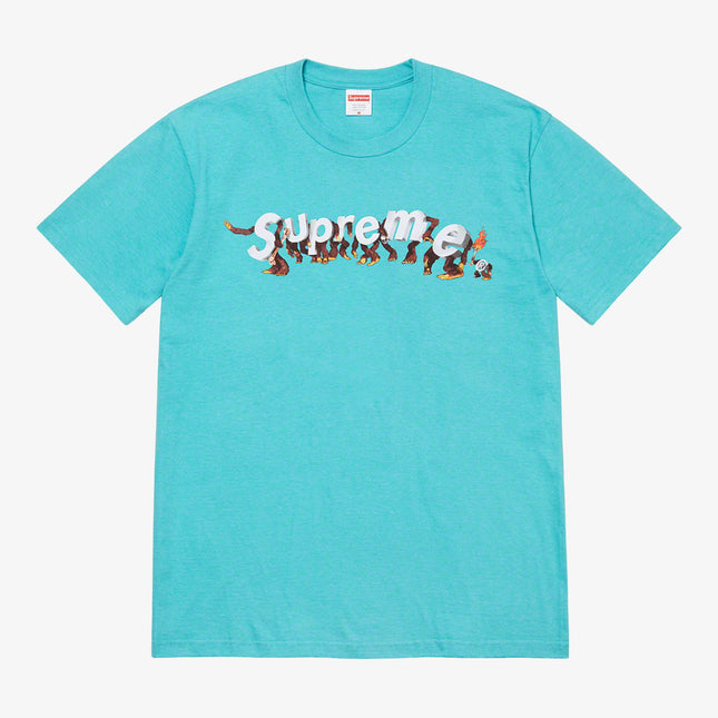 Supreme Tee 'Apes' Light Teal (SS21) - SOLE SERIOUSS (1)