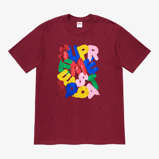 Supreme Tee 'Balloons' Cardinal (FW20) - SOLE SERIOUSS (1)