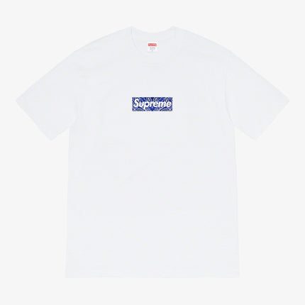 Supreme Tee 'Bandana Box Logo' White (FW19) - SOLE SERIOUSS (1)