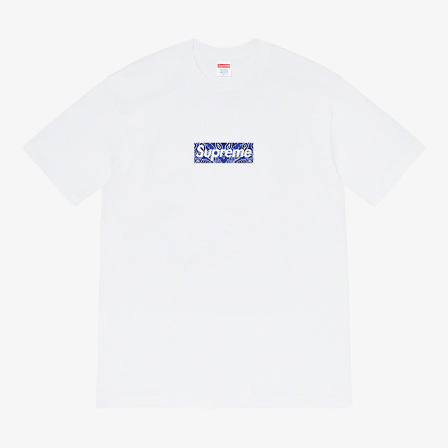 Supreme Tee 'Bandana Box Logo' White (FW19) - SOLE SERIOUSS (1)