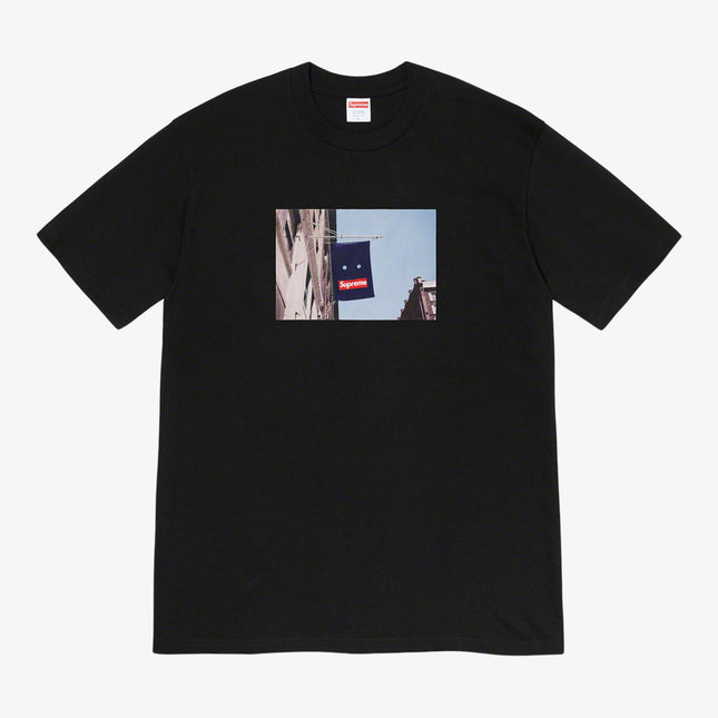 Supreme Tee 'Banner' Black (FW19) - SOLE SERIOUSS (1)