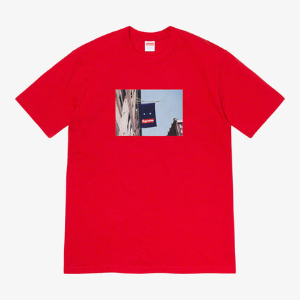 Supreme Tee 'Banner' Red (FW19) - SOLE SERIOUSS (1)