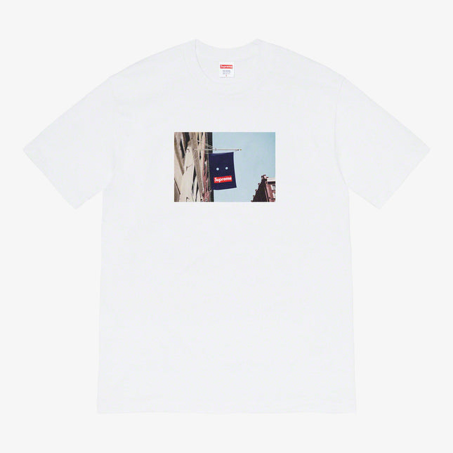 Supreme Tee 'Banner' White (FW19) - SOLE SERIOUSS (1)