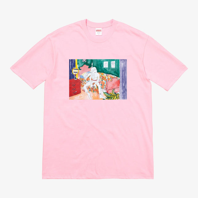 Supreme Tee 'Bedroom' Light Pink (FW18) - SOLE SERIOUSS (1)