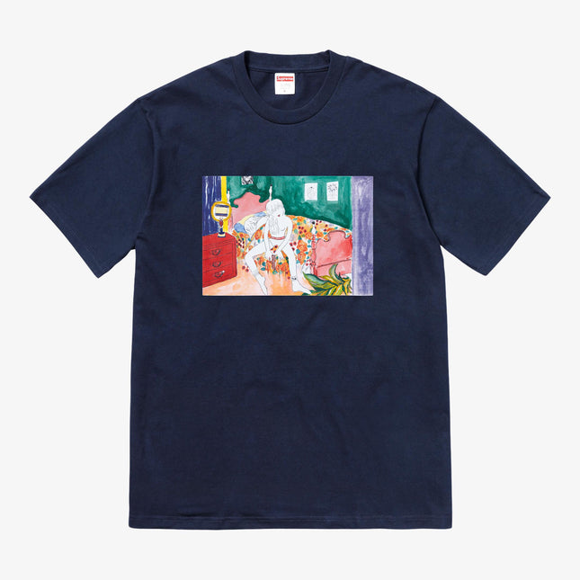 Supreme Tee 'Bedroom' Navy (FW18) - SOLE SERIOUSS (1)