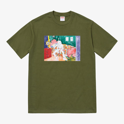 Supreme Tee 'Bedroom' Olive FW18 - SOLE SERIOUSS (1)
