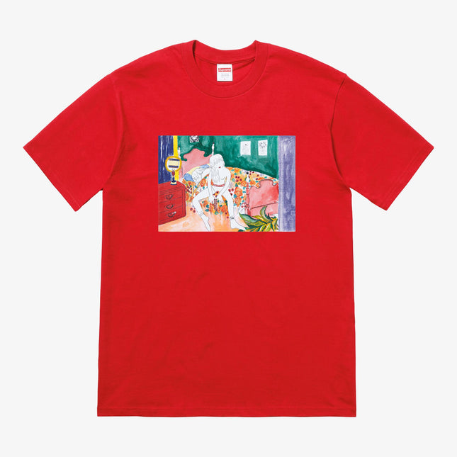 Supreme Tee 'Bedroom' Red (FW18) - SOLE SERIOUSS (1)