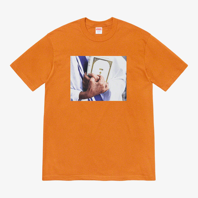 Supreme Tee 'Bible' Burnt Orange (FW19) - SOLE SERIOUSS (1)