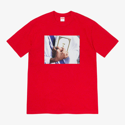 Supreme Tee 'Bible' Red (FW19) - SOLE SERIOUSS (1)