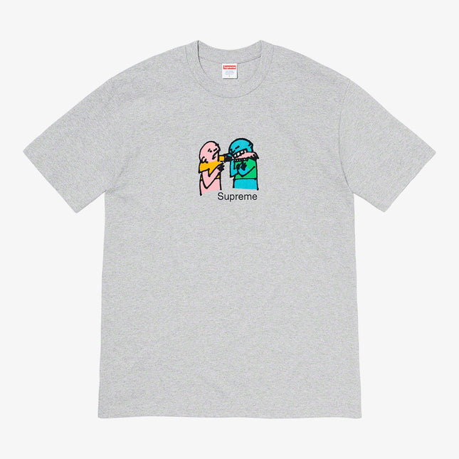 Supreme Tee 'Bite' Heather Grey (FW19) - SOLE SERIOUSS (1)