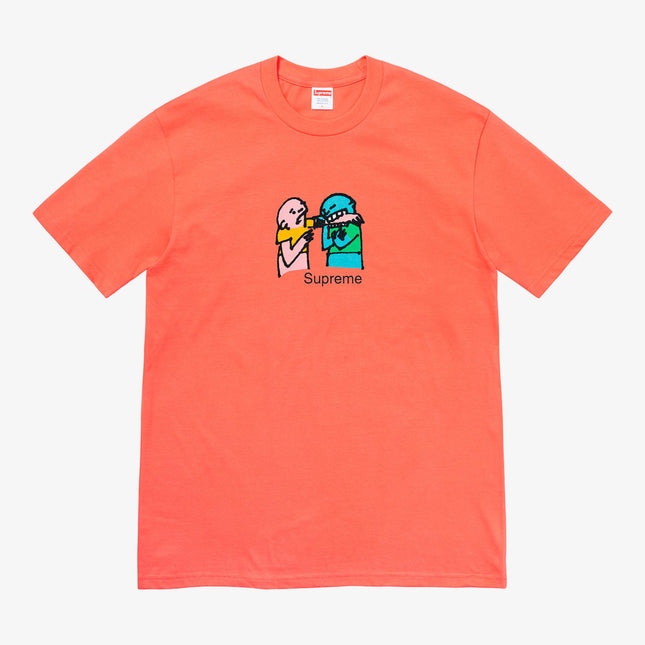 Supreme Tee 'Bite' Neon Orange (FW19) - SOLE SERIOUSS (1)