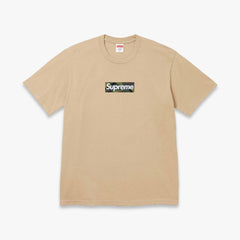 Supreme Tee 'Box Logo' Khaki (FW23) - SOLE SERIOUSS (1)