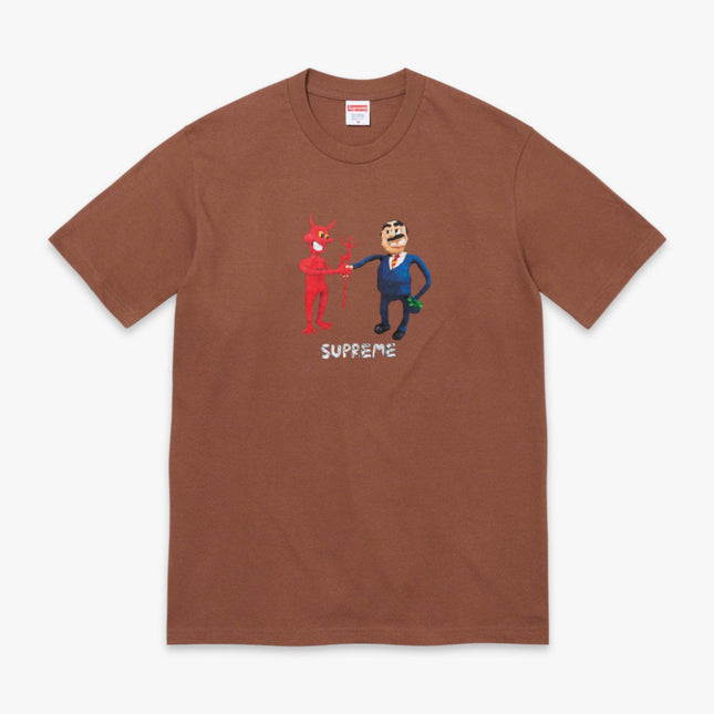 Supreme Tee 'Business' Brown (SS23) - SOLE SERIOUSS (1)