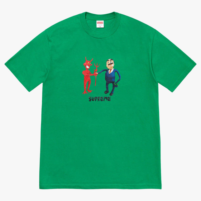 Supreme Tee 'Business' Green (SS23) - SOLE SERIOUSS (1)