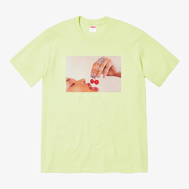 Supreme Tee 'Cherries' Pale Mint (SS20) - SOLE SERIOUSS (1)