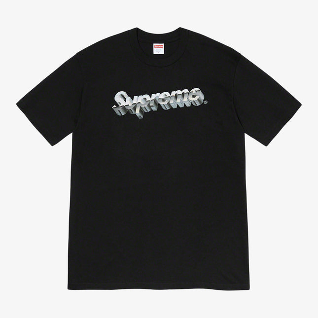 Supreme Tee 'Chrome Logo' Black (SS20) - SOLE SERIOUSS (1)