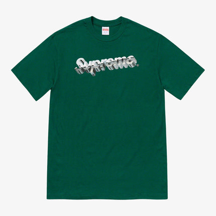 Supreme Tee 'Chrome Logo' Dark Green (SS20) - SOLE SERIOUSS (1)