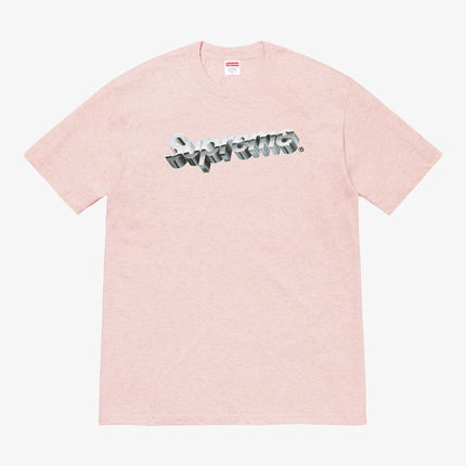 Supreme Tee 'Chrome Logo' Heather Pink (SS20) - SOLE SERIOUSS (1)