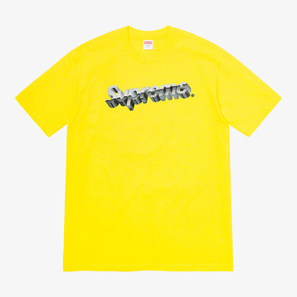 Supreme Tee 'Chrome Logo' Yellow (SS20) - SOLE SERIOUSS (1)