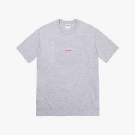 Supreme Tee 'Classic Logo' Heather Grey (SS22) - SOLE SERIOUSS (1)