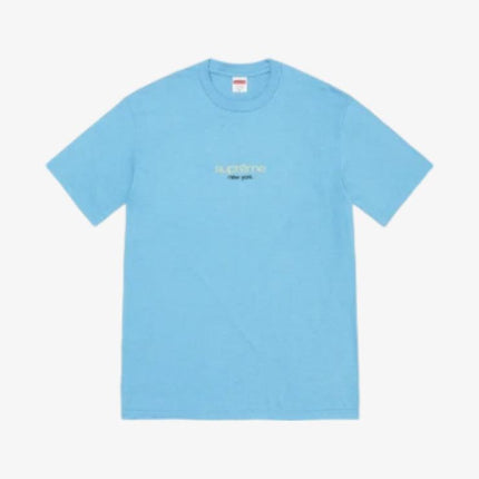 Supreme Tee 'Classic Logo' Light Slate (SS22) - SOLE SERIOUSS (1)