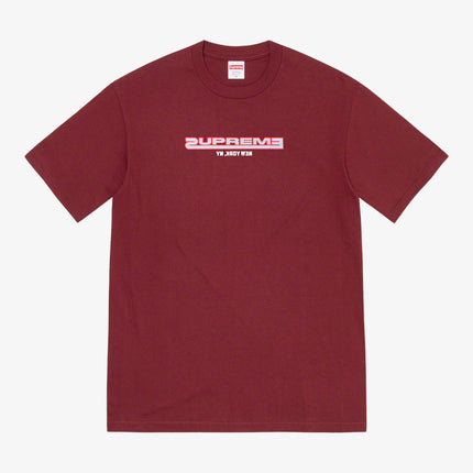 Supreme Tee 'Connected' Burgundy (FW21) - SOLE SERIOUSS (1)