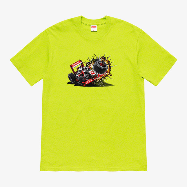 Supreme Tee 'Crash' Bright Green (FW21) - SOLE SERIOUSS (1)