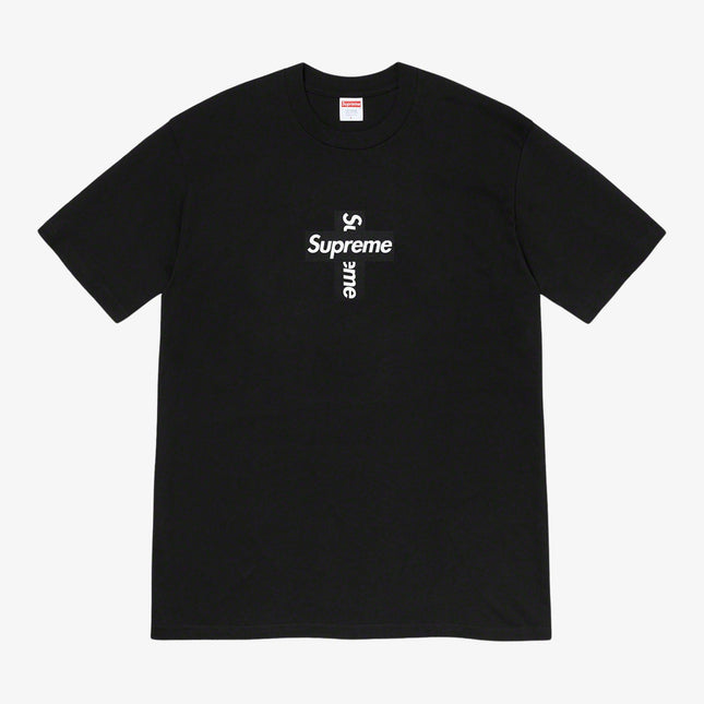 Supreme Tee 'Cross Box Logo' Black (FW20) - SOLE SERIOUSS (1)