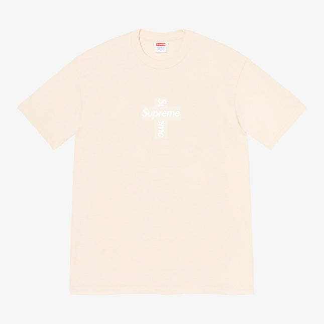 Supreme Tee 'Cross Box Logo' Natural (FW20) - SOLE SERIOUSS (1)